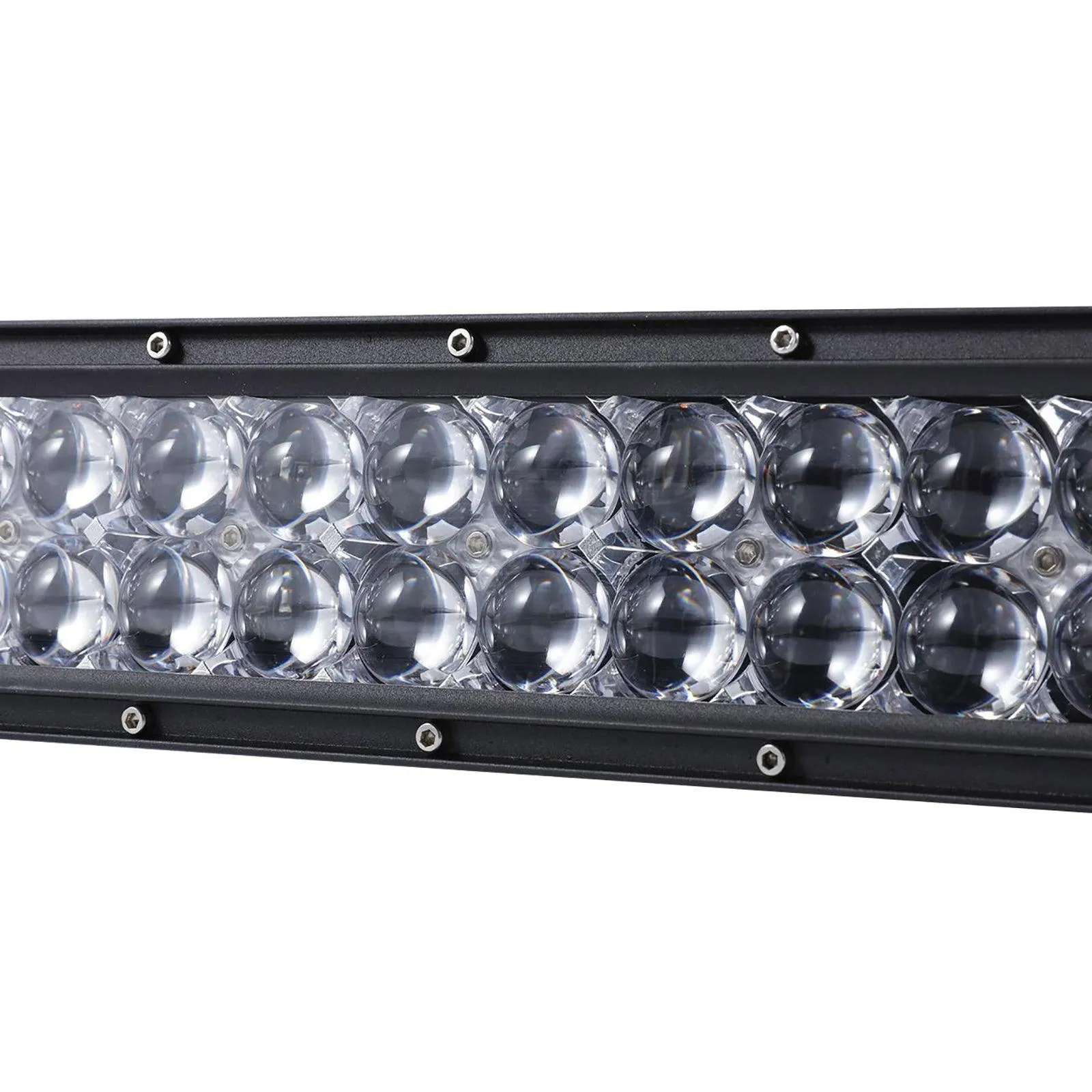 52" 5D-Series Straight LED Light Bar&Windshield Mounting Brackets For Jeep Wrangler JK 2007~2017