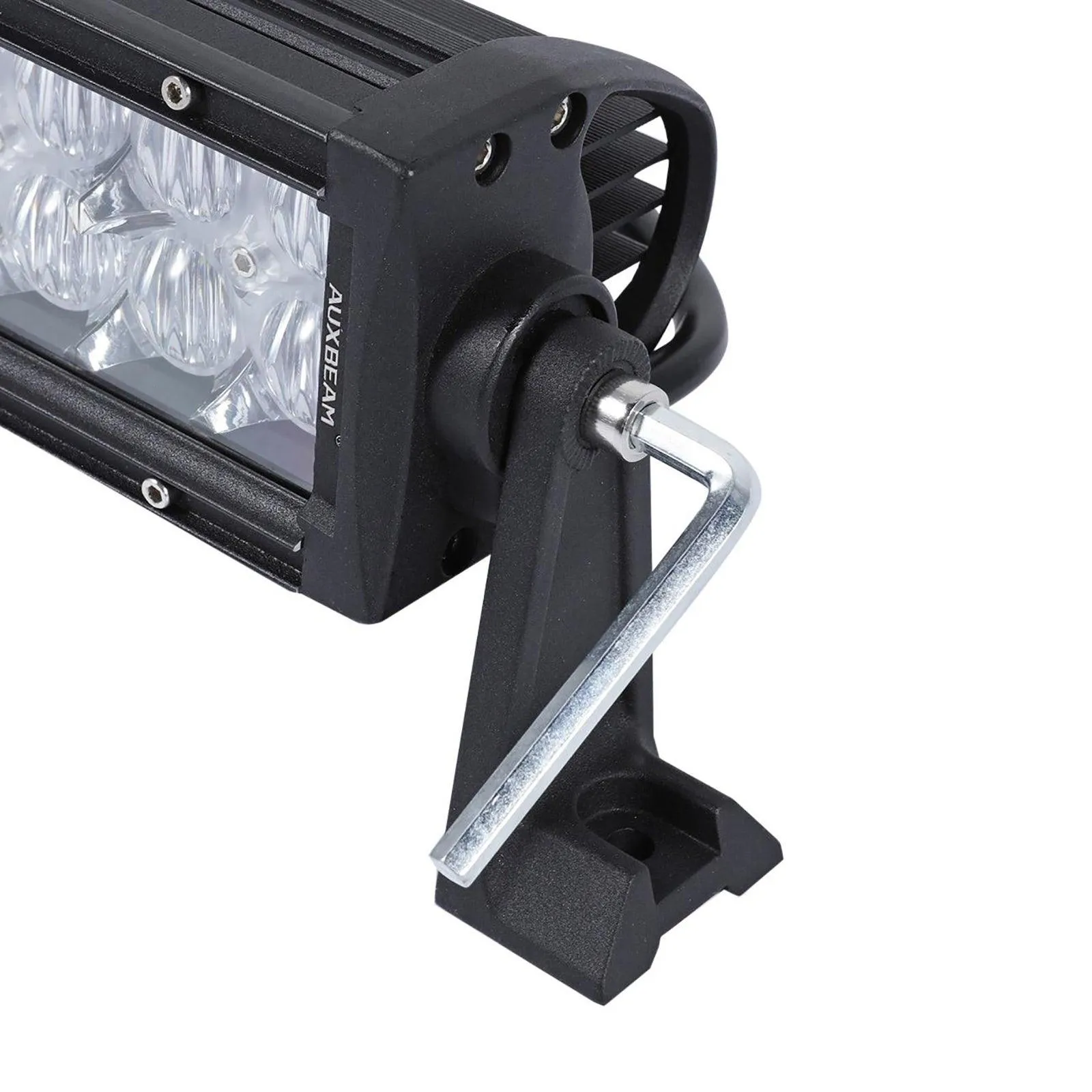 52" 5D-Series Straight LED Light Bar&Windshield Mounting Brackets For Jeep Wrangler JK 2007~2017
