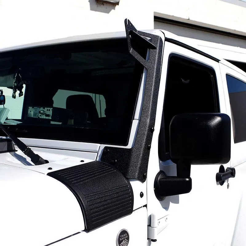 52" 5D-Series Straight LED Light Bar&Windshield Mounting Brackets For Jeep Wrangler JK 2007~2017