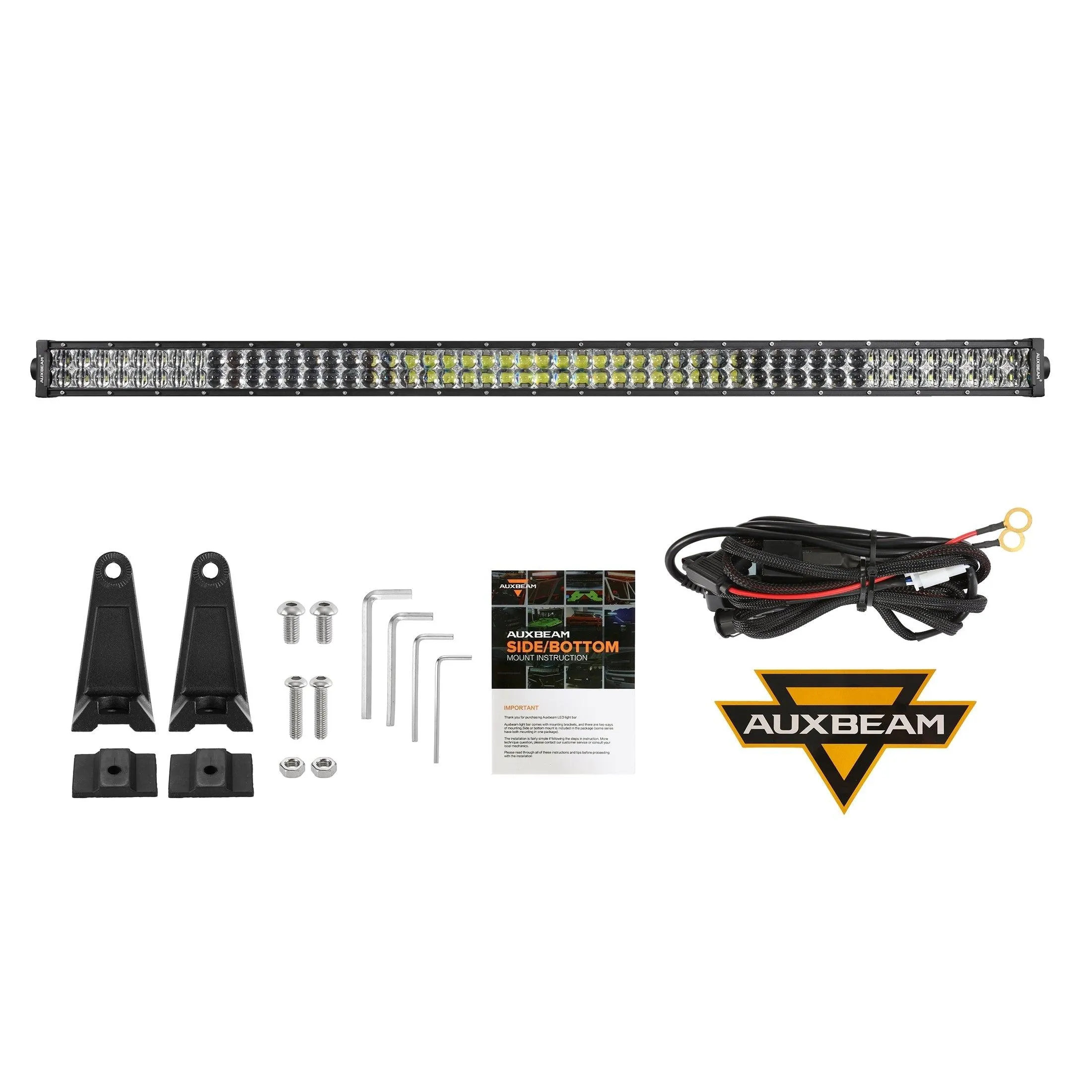 52" V-PRO Series RGBW LED Light Bar   9" Bluetooth controlled RGB Headlights with DRL for Jeep Wrangler JL JLU/ Jeep Gladiator JT