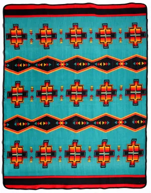 60" X 80" Fleece Lodge Blanket #26B