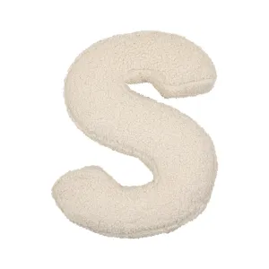 Boucle Letter Cushion S | Teddy Letter Cushion