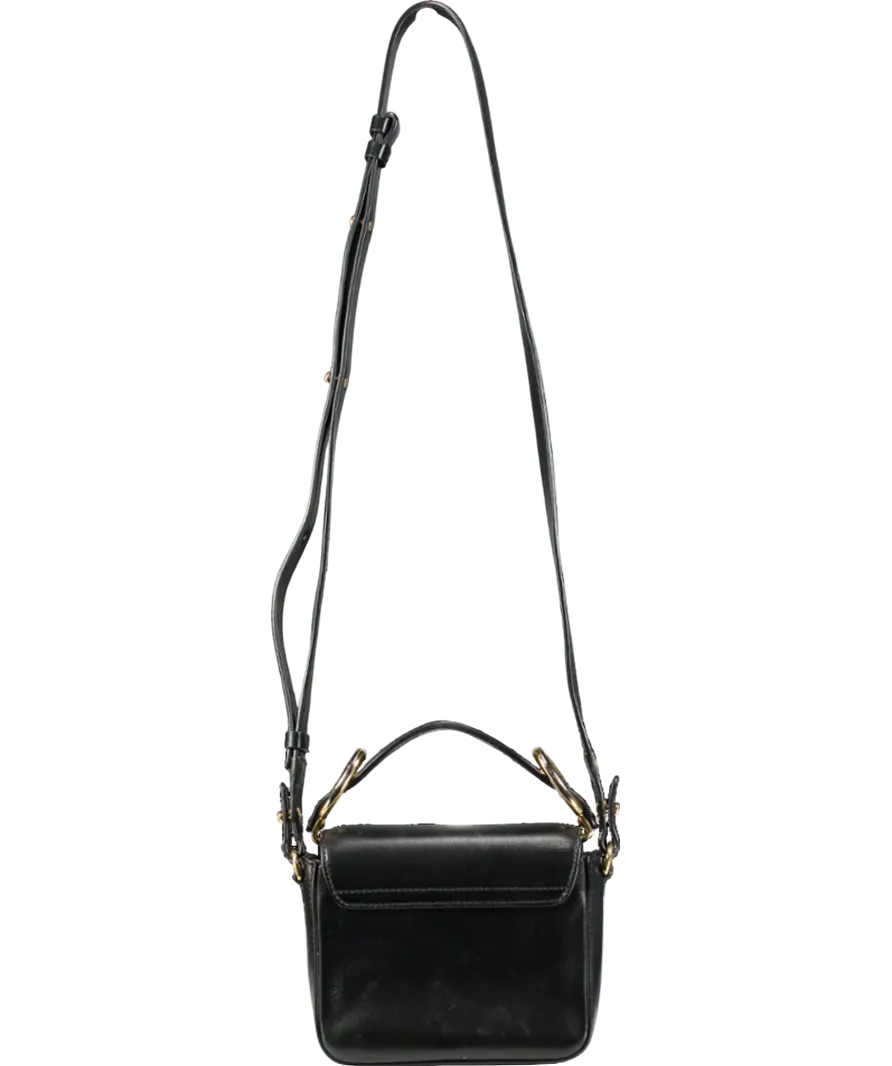 Chloé Black Chloe C - Mini In Black, Leather Crossbody bag