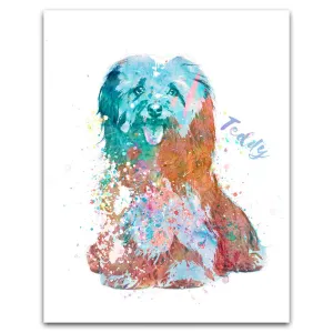 Havanese Watercolor Print