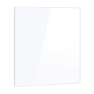 Heat Resistant White Glass Kitchen Splashback 60x75cm
