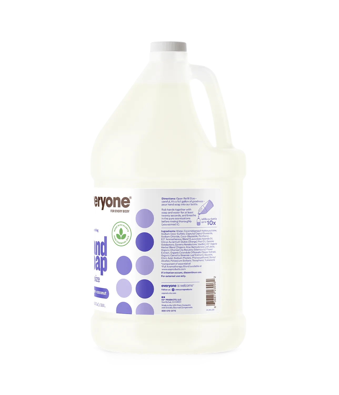 Lavender   Coconut Hand Soap Gallon