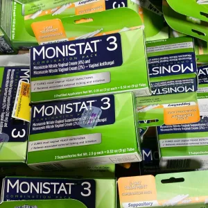 Monistat 3 Mix includes Vaginal Creams & Suppositorys (32 Pcs Lot)