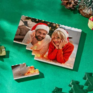 Personalized Small Building Brick Photo Block Christmas Gifts