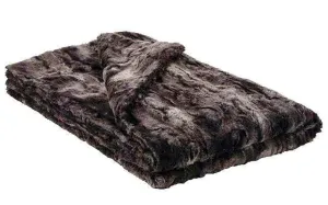 Pet / Dog Blanket - Luxury Faux Fur in Espresso Bean