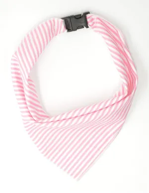 Pink Stripe Scarf