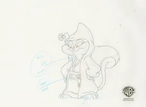 Pinky and the Brain Original Production Drawing: Slappy Wanna Nappy