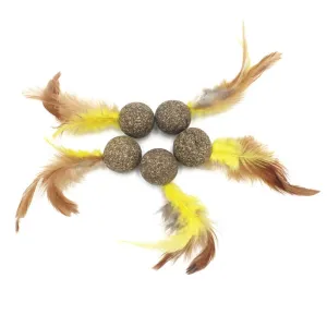 Woooby™ Feather Cat Toy Ball